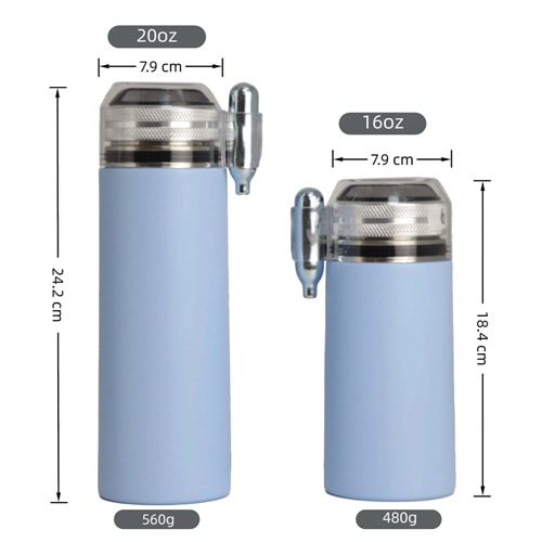 750ml ポータブルステンレス鋼真空炭酸水メーカー