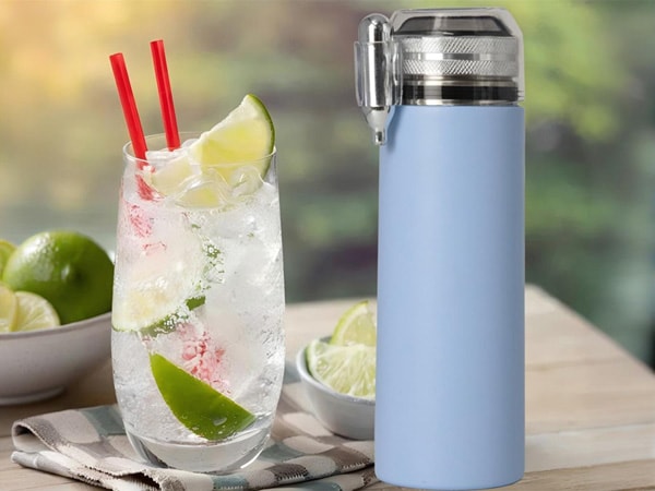 750ml ポータブルステンレス鋼真空炭酸水メーカー