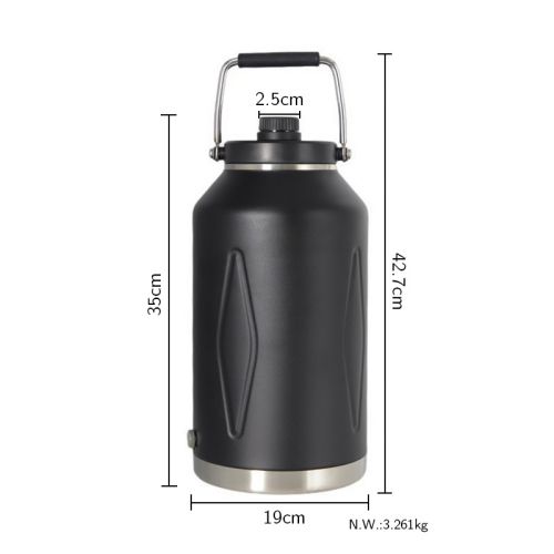 7.5L ステンレス製二重壁真空水差し