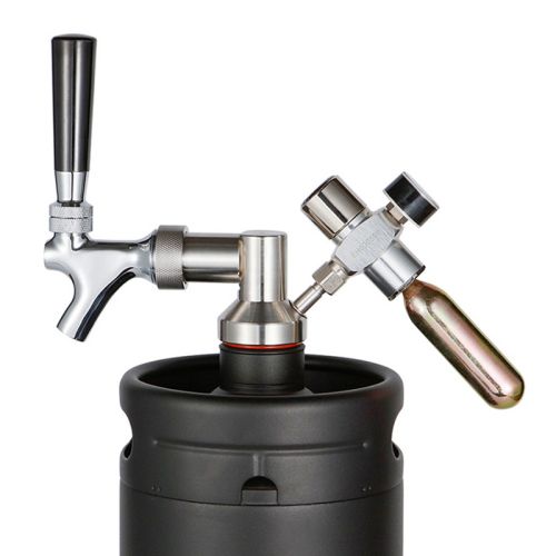 ステンレス鋼ミニ樽ビール ディスペンサー 、30 psi 安全圧力バルブ付き