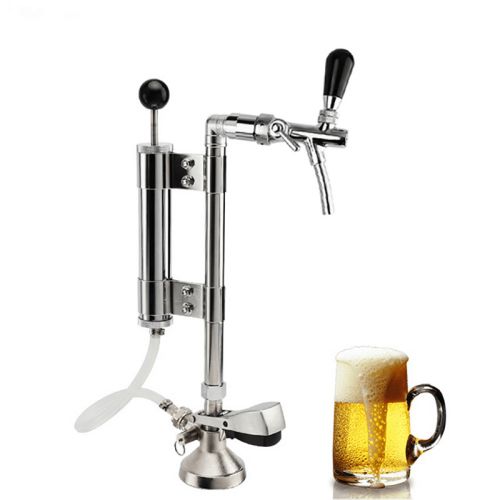 フローコントロール クロームメッキ銅ビール用水栓